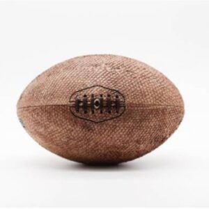 Ballon de Rugby Vintage en Cuir de Poisson Gasthon
