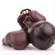 Objets de déco vintage en cuir et ballons en cuir personnalisables