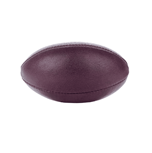 Mini Ballon de Rugby Vintage en Cuir avec Support