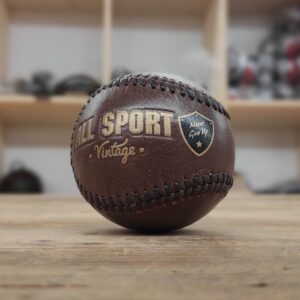 Balle de Baseball Vintage en Cuir