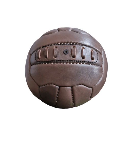 Mini Ballon de Foot Vintage en Cuir