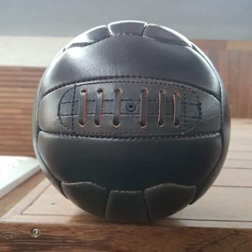 Pack Ballon de Foot Vintage en Cuir + Support