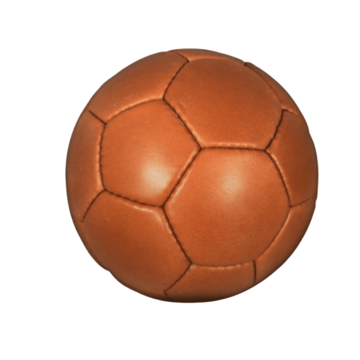 Pack Ballon de Handball Vintage en Cuir + Support