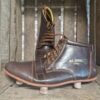 Pair of leather cleats