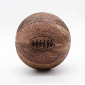 Ballon Basket Cuir Vintage “Gasthon” en Cuir de Poisson