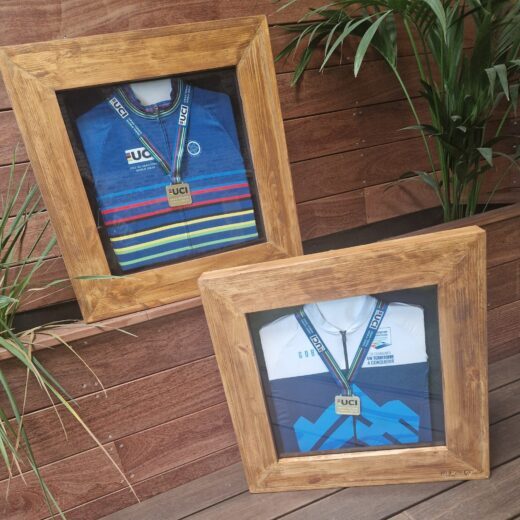 VINTAGE frame 40 x 60 with Jersey supplied by the customer