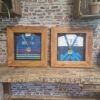 VINTAGE frame 40 x 60 with Jersey supplied by the customer
