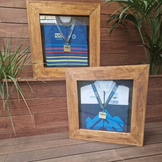 VINTAGE frame 40 x 60 with Jersey supplied by the customer
