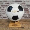 Pack Ballon de Foot Vintage en Cuir + Support