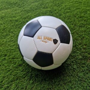 Ballon de Foot Vintage Années 70 en Cuir