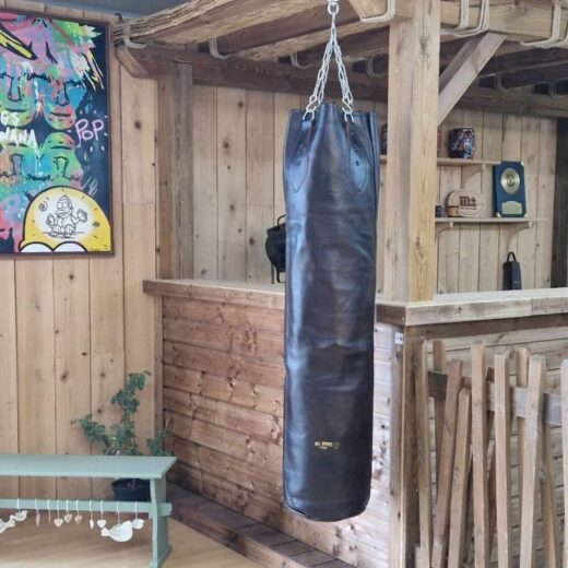 Sac de Frappe Boxe Vintage en Cuir – 1,50 mètre