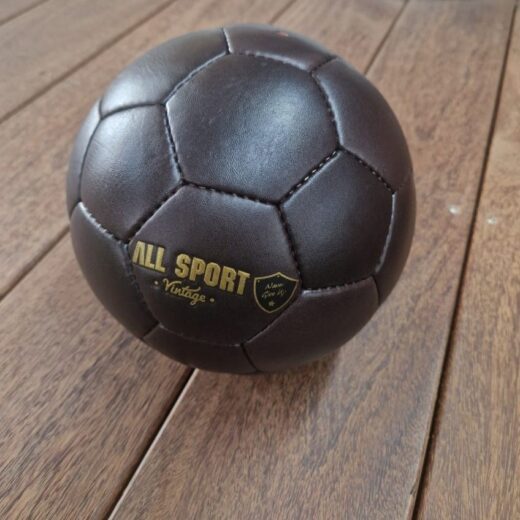 Ballon de Handball En Cuir Vintage