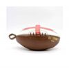 Trousse de Toilette Ballon de Rugby Vintage Angleterre en Cuir