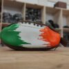 Trousse de Toilette Ballon de Rugby Vintage Irlande en Cuir