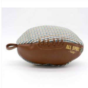 Trousse de Toilette Ballon de Rugby Vintage Papy en Cuir