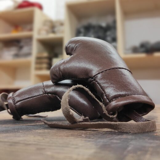 Mini Gants de Boxe en Cuir Vintage