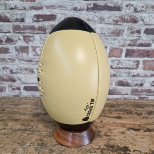 Ballon de Rugby Vintage en Cuir – Années 80