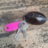 Customizable Mini Vintage Rugby Ball Key Ring