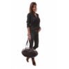 Vintage Leather Rugby Handbag