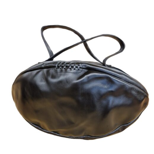 Vintage Leather Rugby Weekend Bag