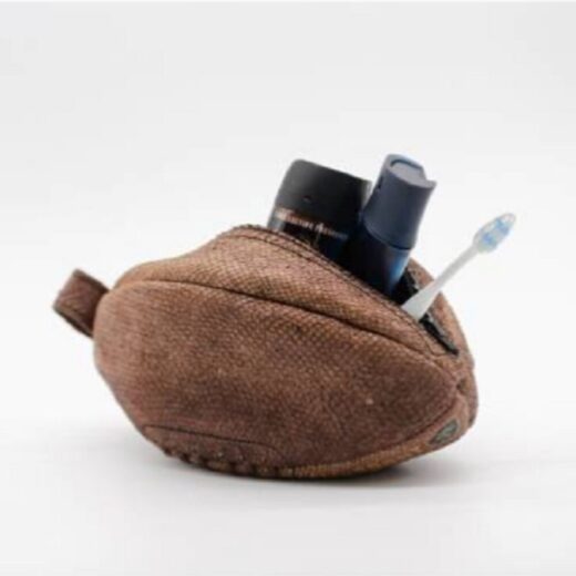 “Gasthon” Fish Leather Toiletry Bag
