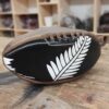 Trousse de Toilette Ballon de Rugby All Blacks en Cuir Vintage