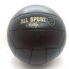 Ballon de Volley En Cuir Vintage