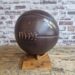 Pack Ballon de Basket en Cuir Vintage + Support